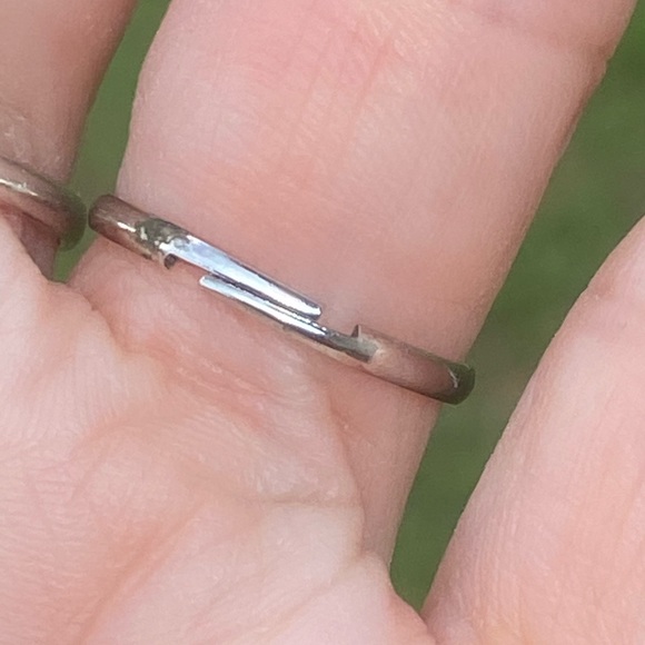 Cultured Pearl ring silver plated 6 mm Pearl adjustable size 7 - 8.5 - Picture 4 of 16